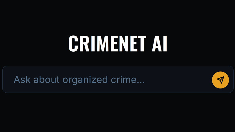 CRIMENET: An AI assistant on global organized crime
